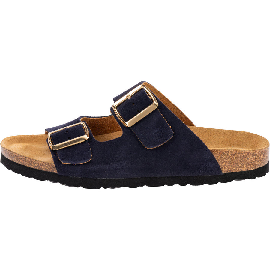 Korfu Serr Leder Basic Natur Blau