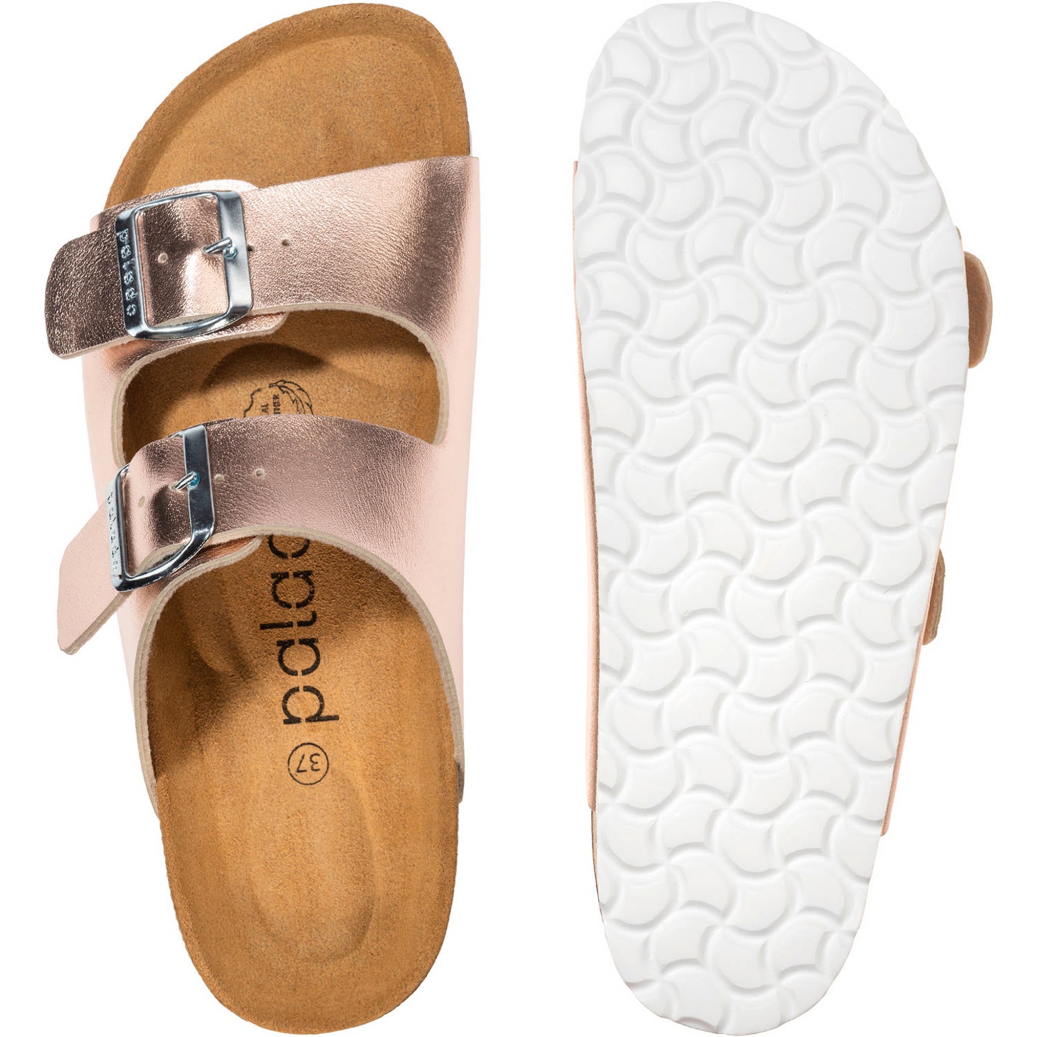 Korfu Metallic Kupfer-Rose/Silber