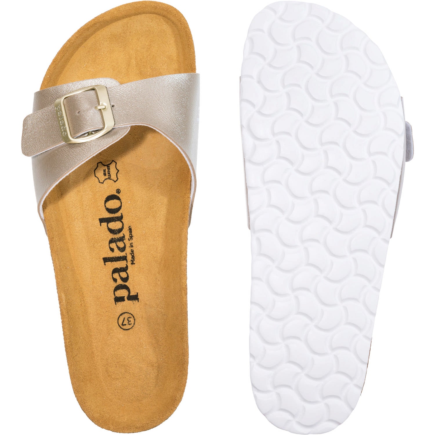 Malta Metallic Beige/Weiß