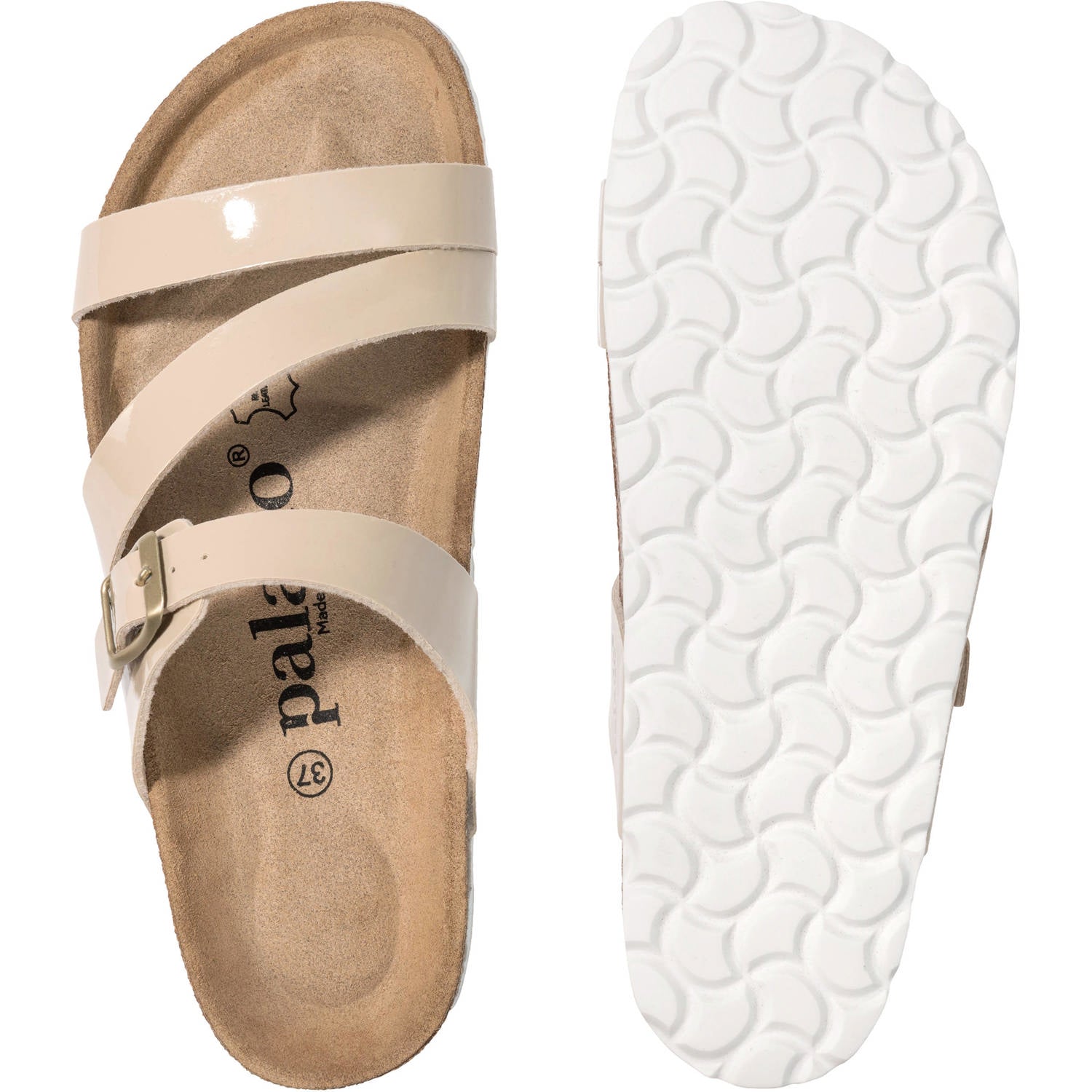 Ikaria Beige Lack/Weiß