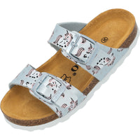 Kids Samos G Print Hellblau Metallic Unicorn