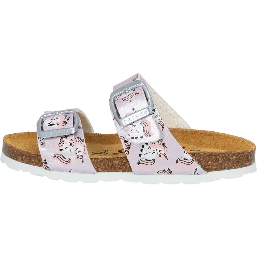 Kids Samos G Print Hellrosa Metallic Unicorn