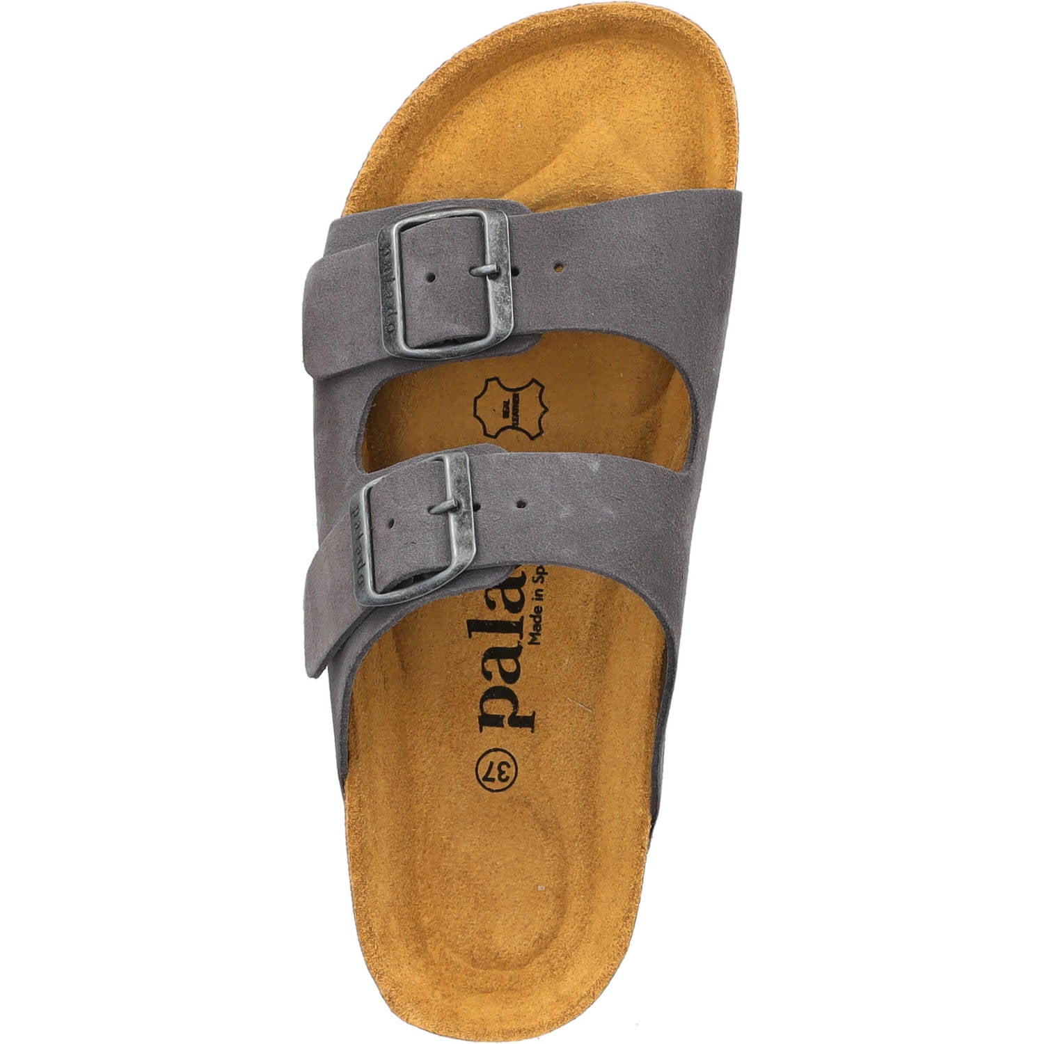 Korfu Velours Premium Leather Grau