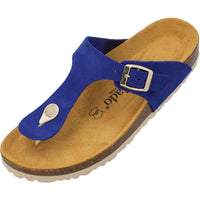 Kos Suede Premium Leather Blau