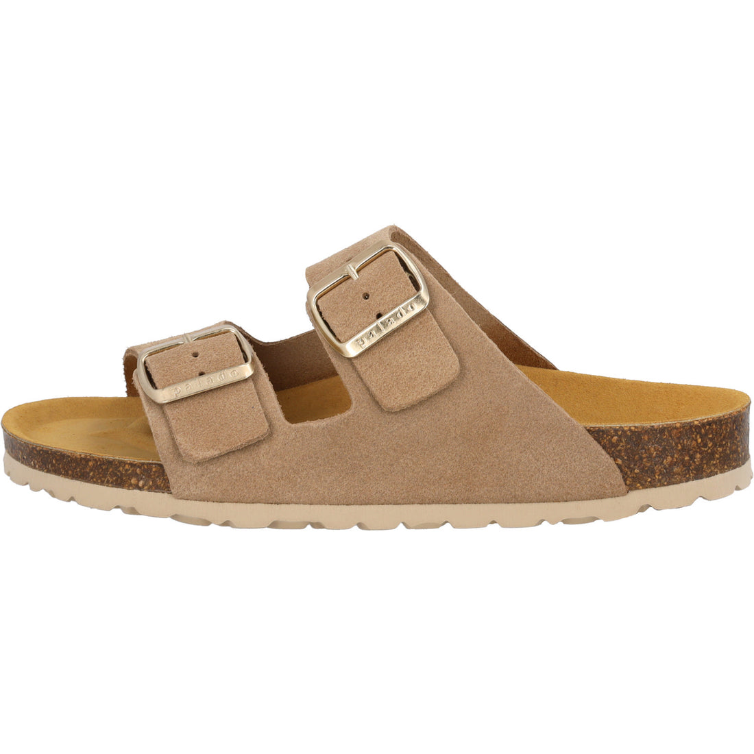 Korfu Suede Premium Leather Beige/Gold