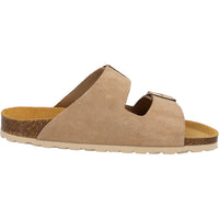 Korfu Suede Premium Leather Beige/Gold