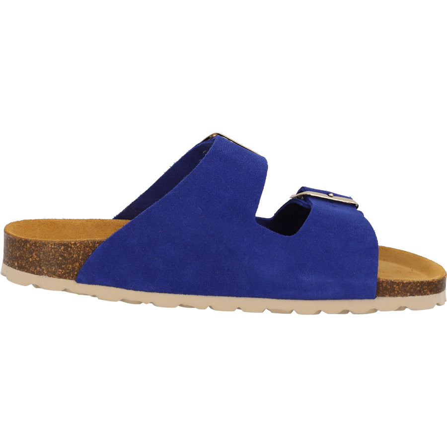 Korfu Suede Premium Leather Blau