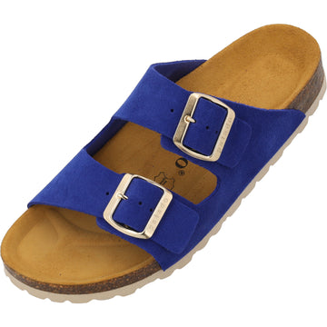 Korfu Suede Premium Leather Blau