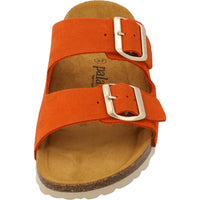 Korfu Suede Premium Leather Orange