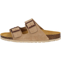 Korfu Suede Premium Leather Beige/Kupfer