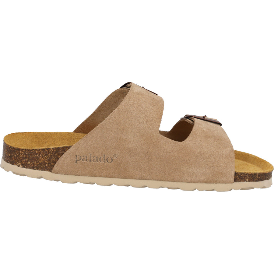 Korfu Suede Premium Leather Beige/Kupfer