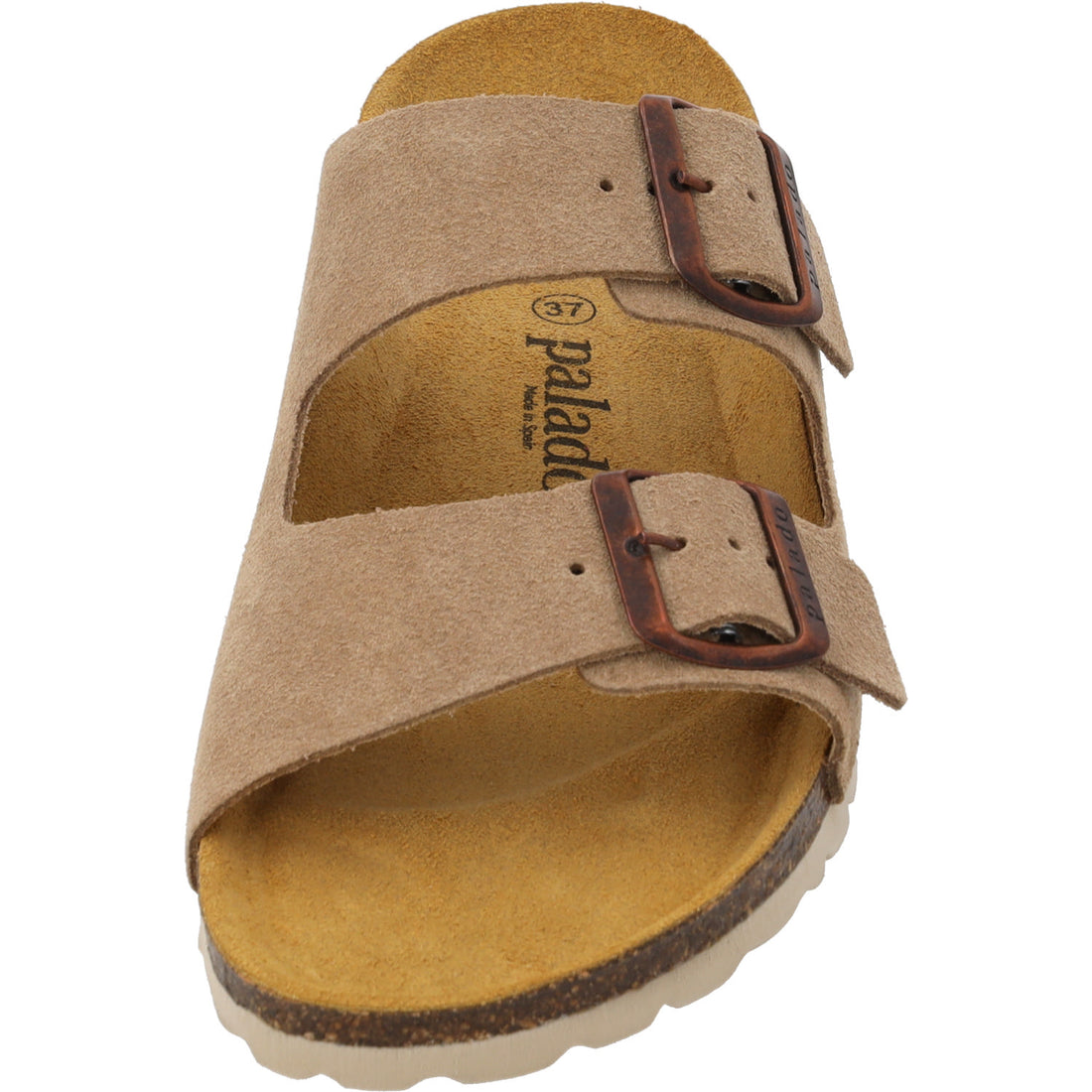 Korfu Suede Premium Leather Beige/Kupfer