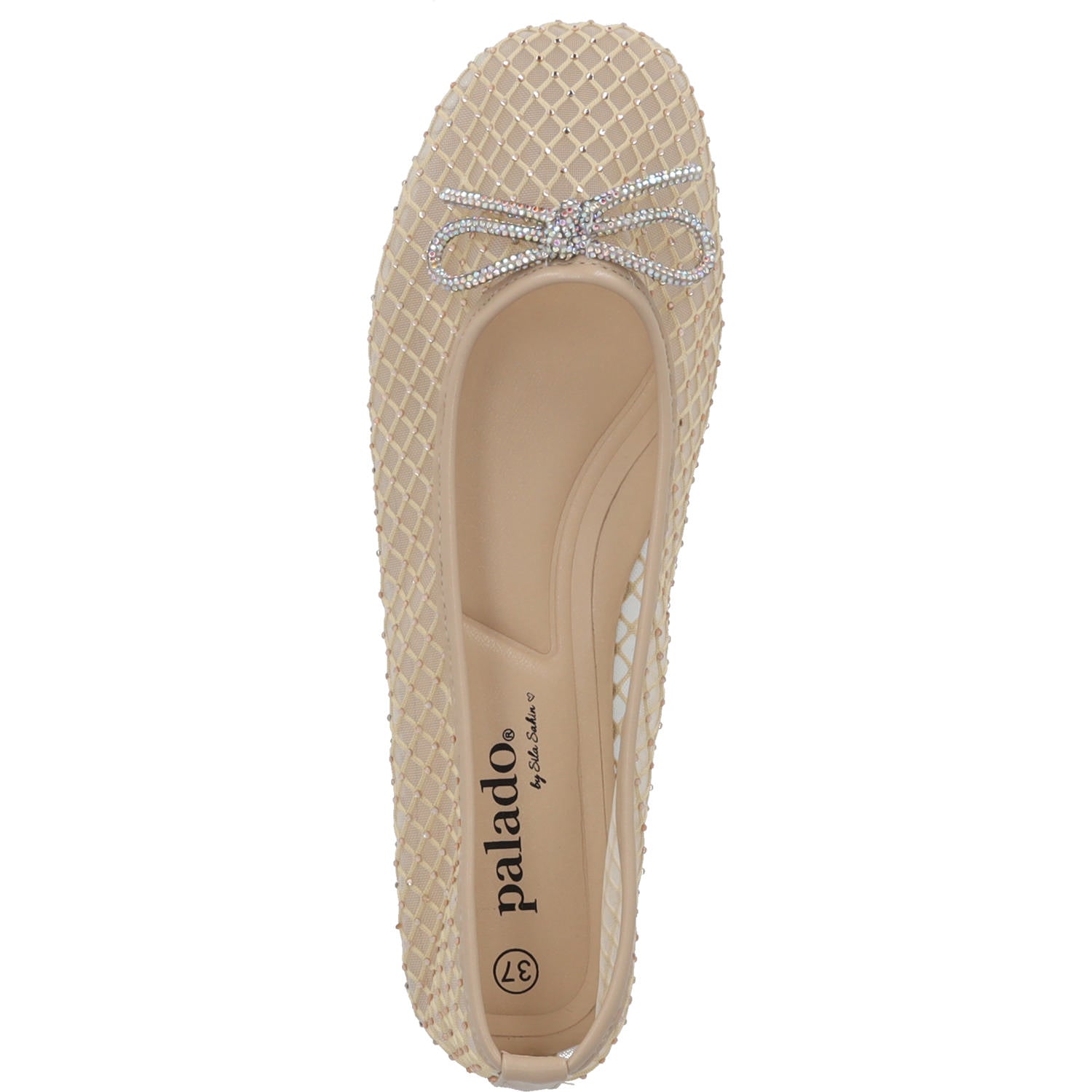 Menera by Sila Sahin Beige Glitzer