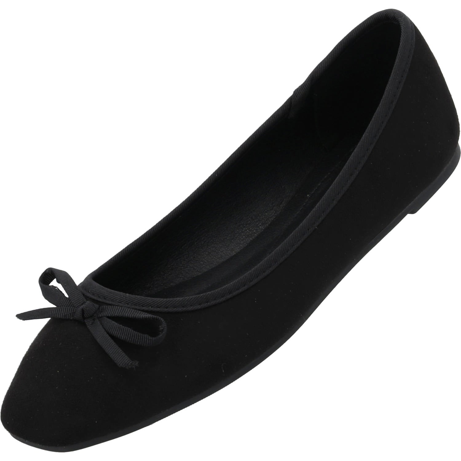 Palado Voso Ballerine Donna Con Fiocco – Materiale PU O Tessuto, Suola TPR Antiscivolo, Morbida E Comoda, Collezione Moda