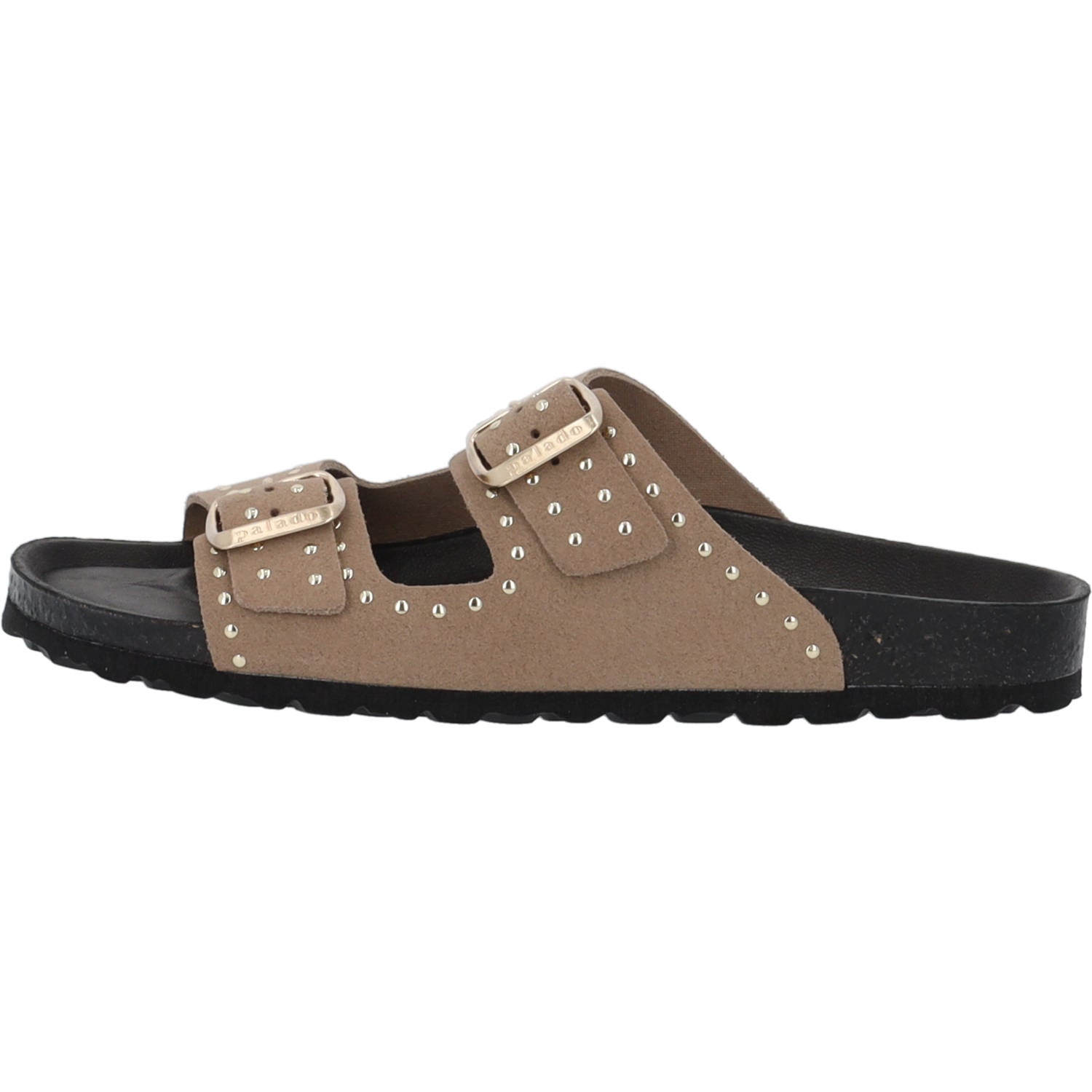 Elaha Rivet Velours Premium Leather Beige