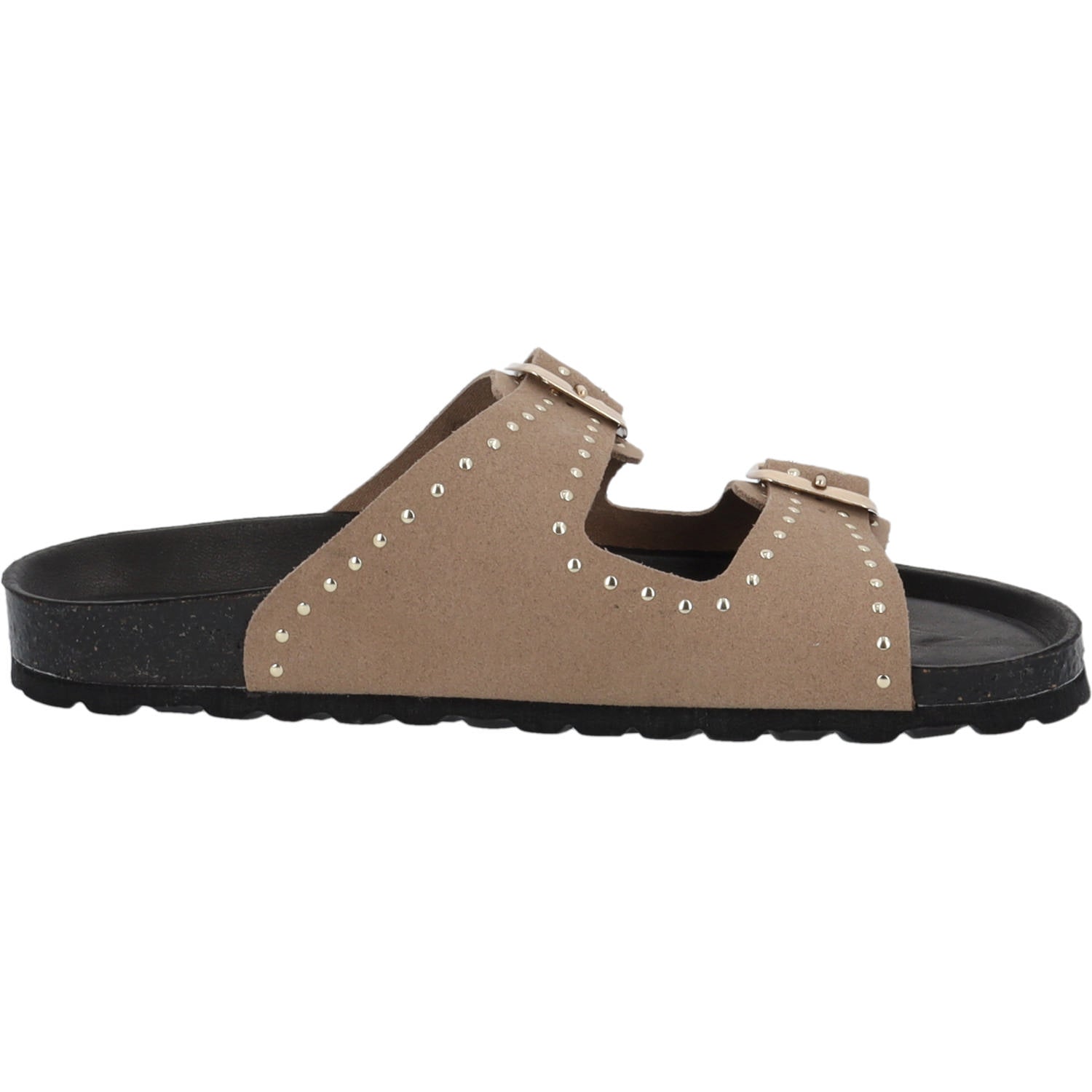 Elaha Rivet Velours Premium Leather Beige