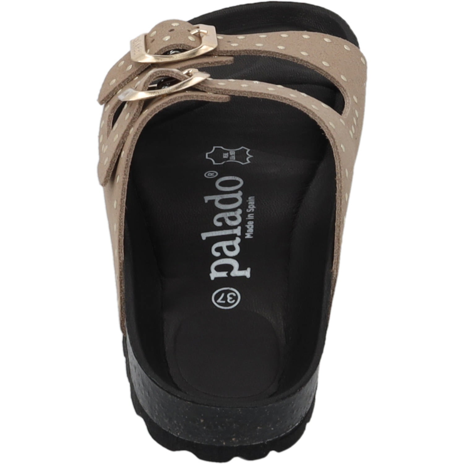 Elaha Rivet Velours Premium Leather Beige