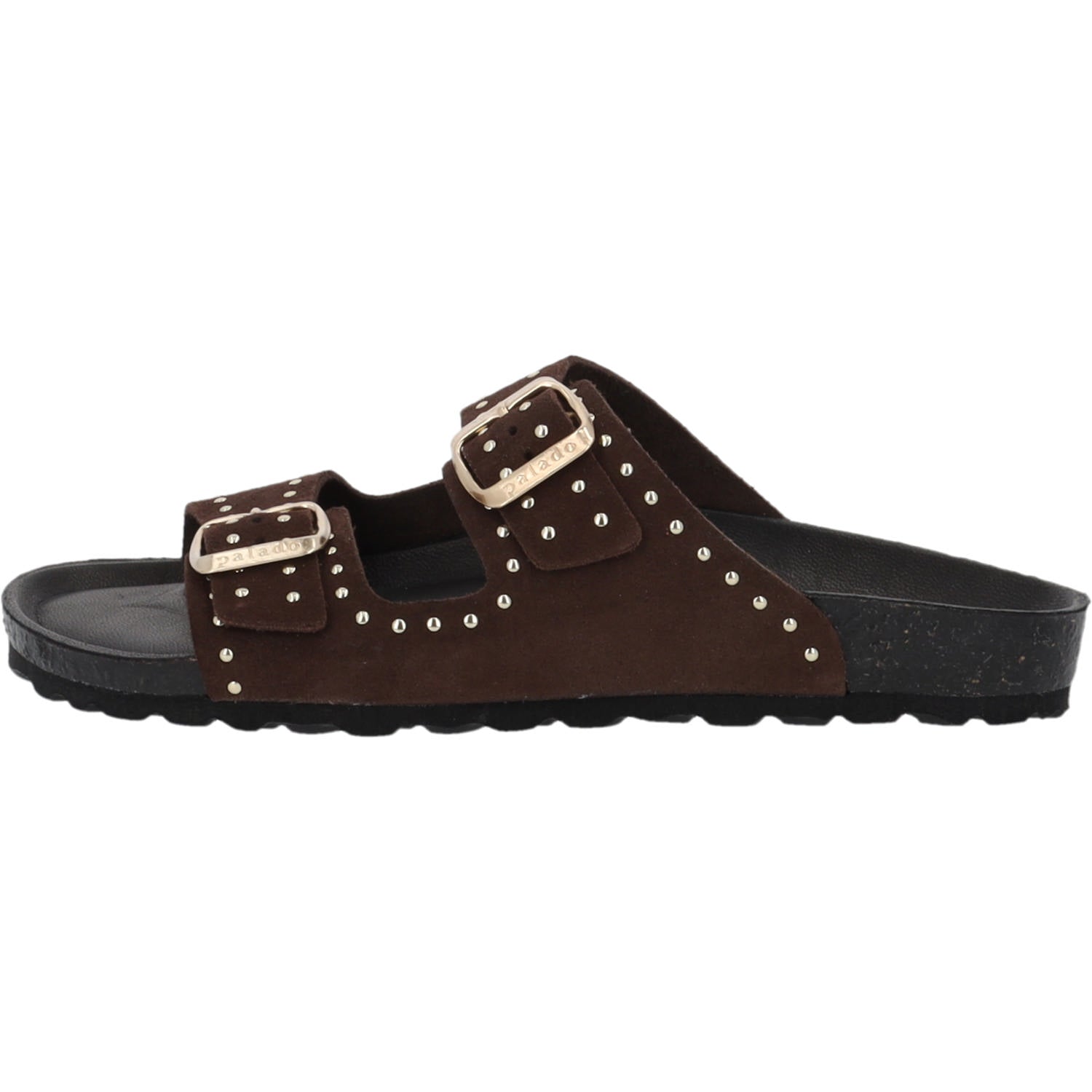 Elaha Rivet Velours Premium Leather Dunkelbraun
