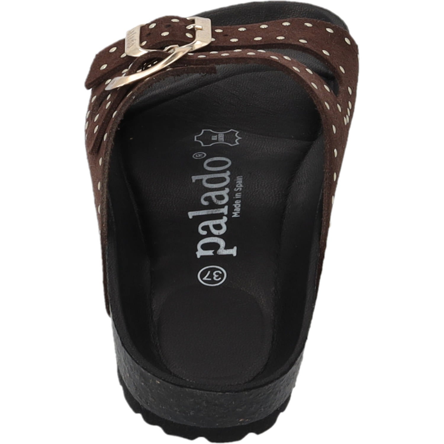 Elaha Rivet Velours Premium Leather Dunkelbraun
