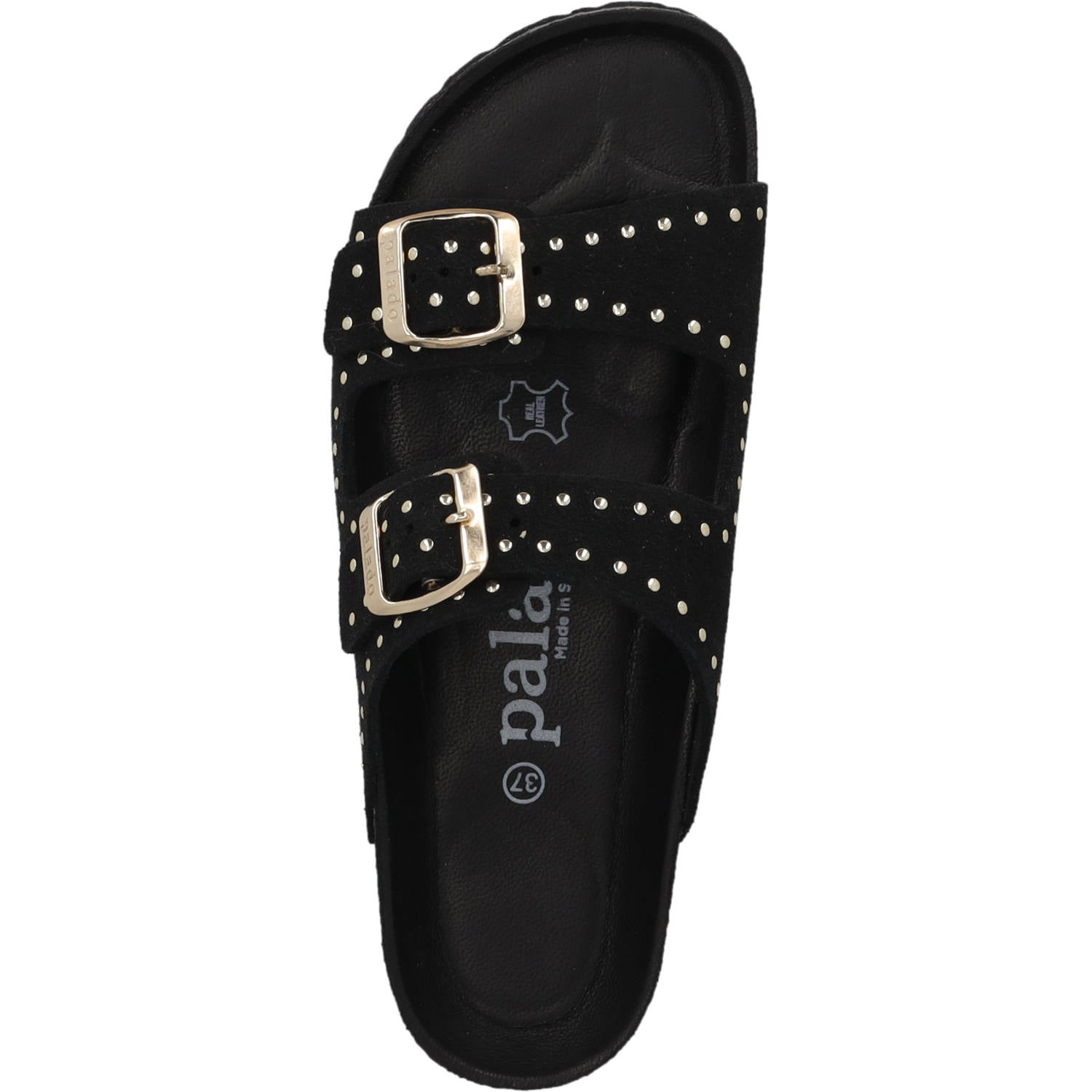 Elaha Rivet Velours Premium Leather Schwarz