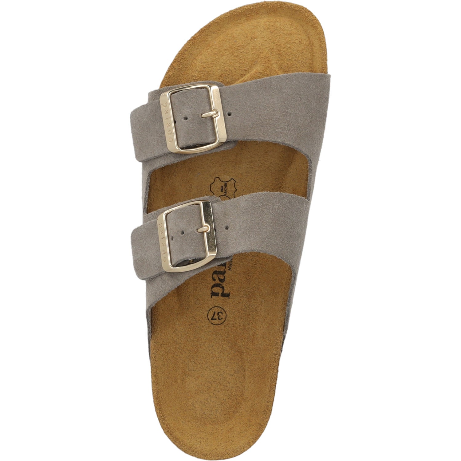 Korfu Suede Premium Leather Grau