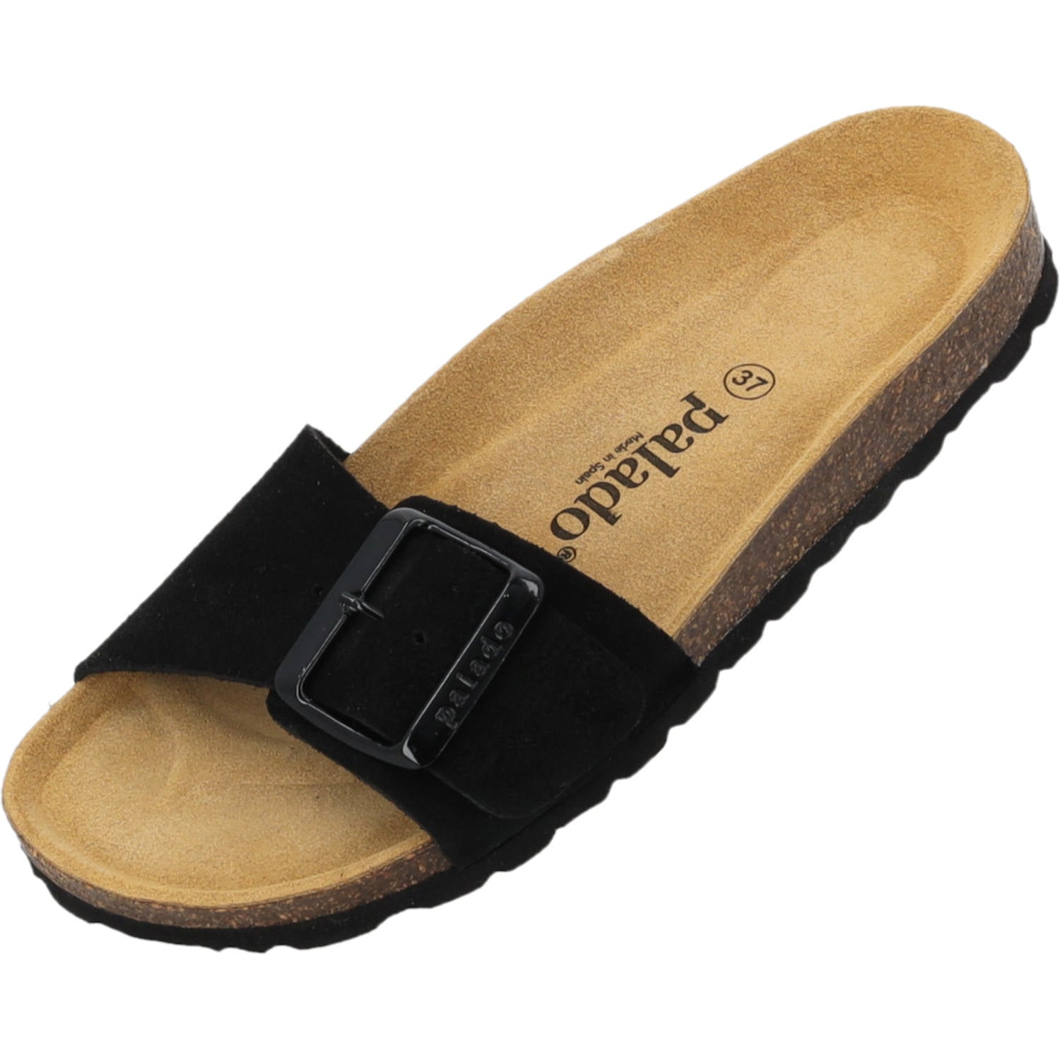 Malta EGS Velours Premium Leather Schwarz/Schnalle Schwarz