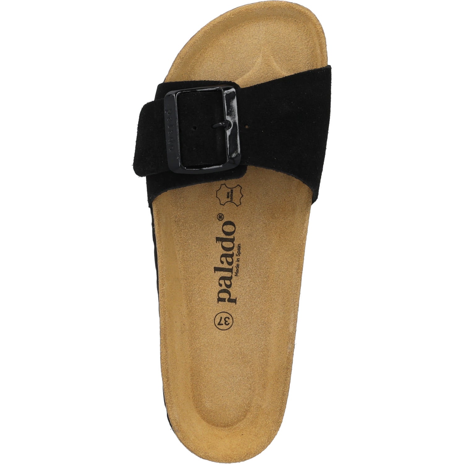 Malta EGS Velours Premium Leather Schwarz/Schnalle Schwarz