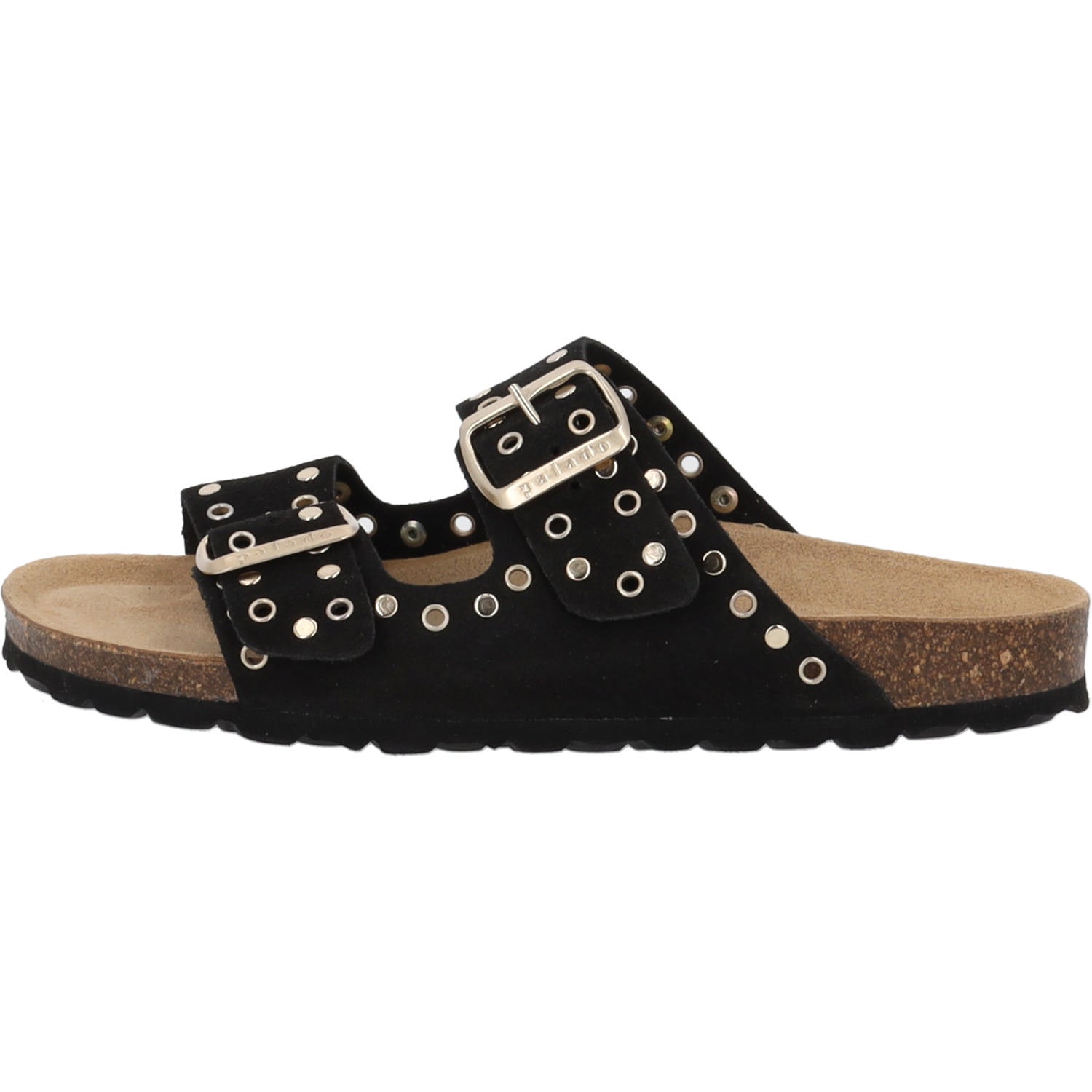 Korfu Bistud Suede Premium Leather Schwarz