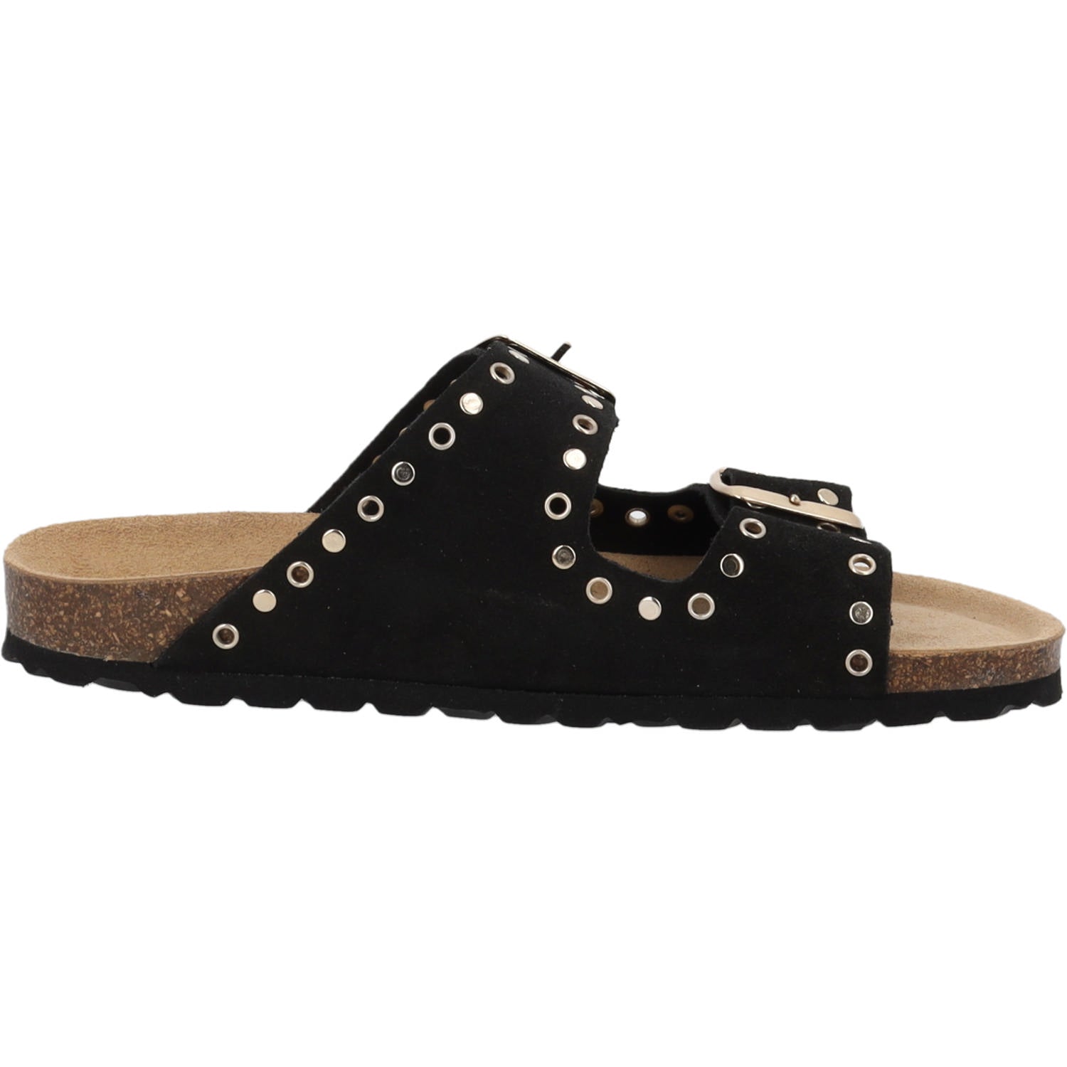 Korfu Bistud Suede Premium Leather Schwarz