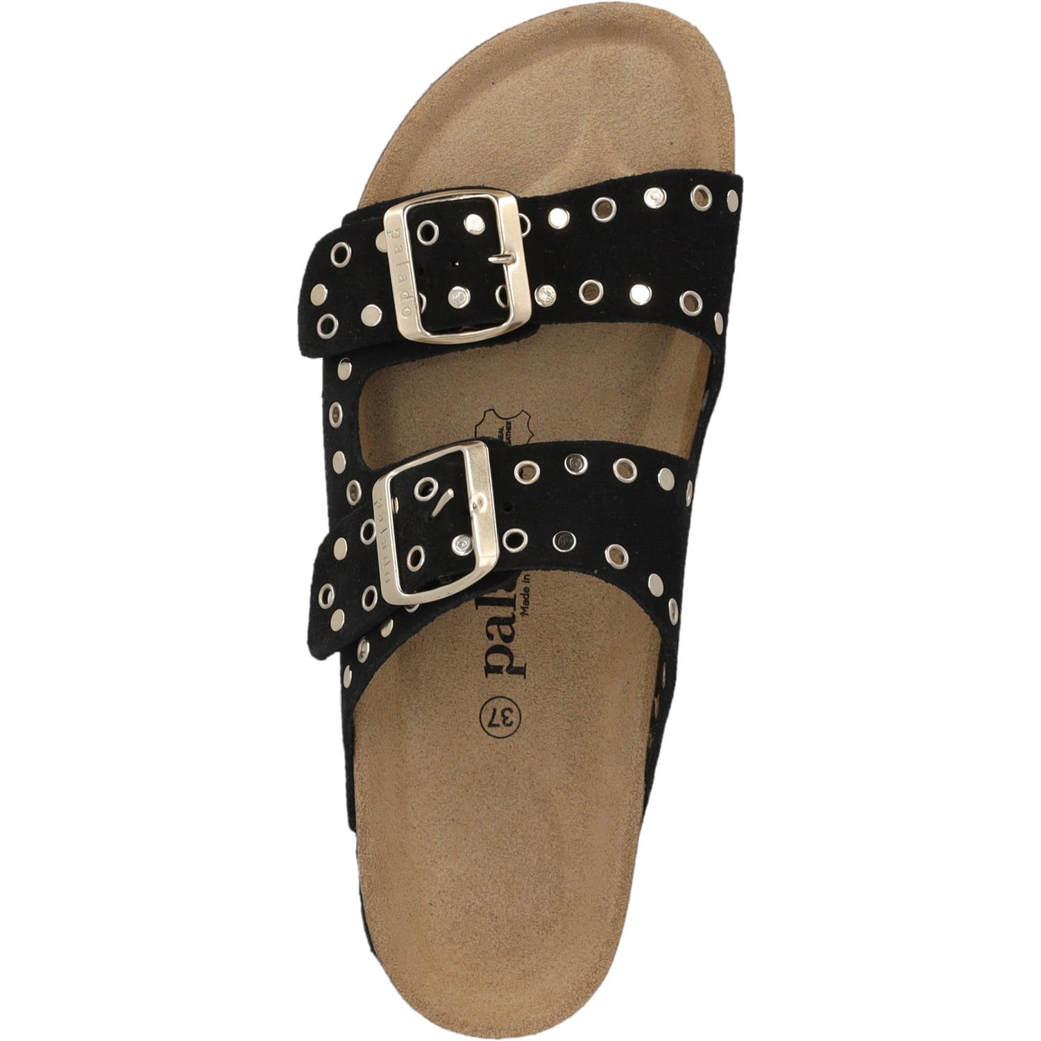 Korfu Bistud Suede Premium Leather Schwarz