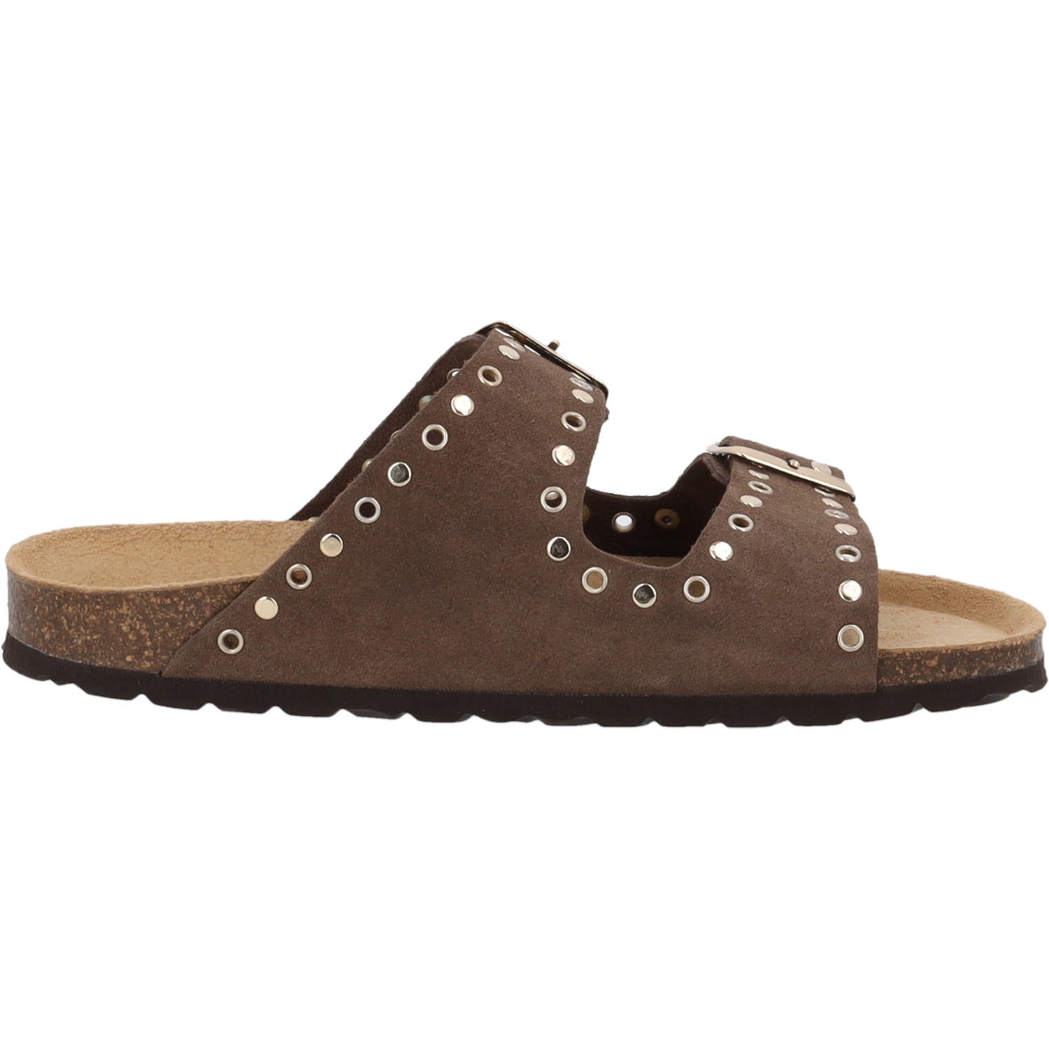 Korfu Bistud Suede Premium Leather Dunkelbraun