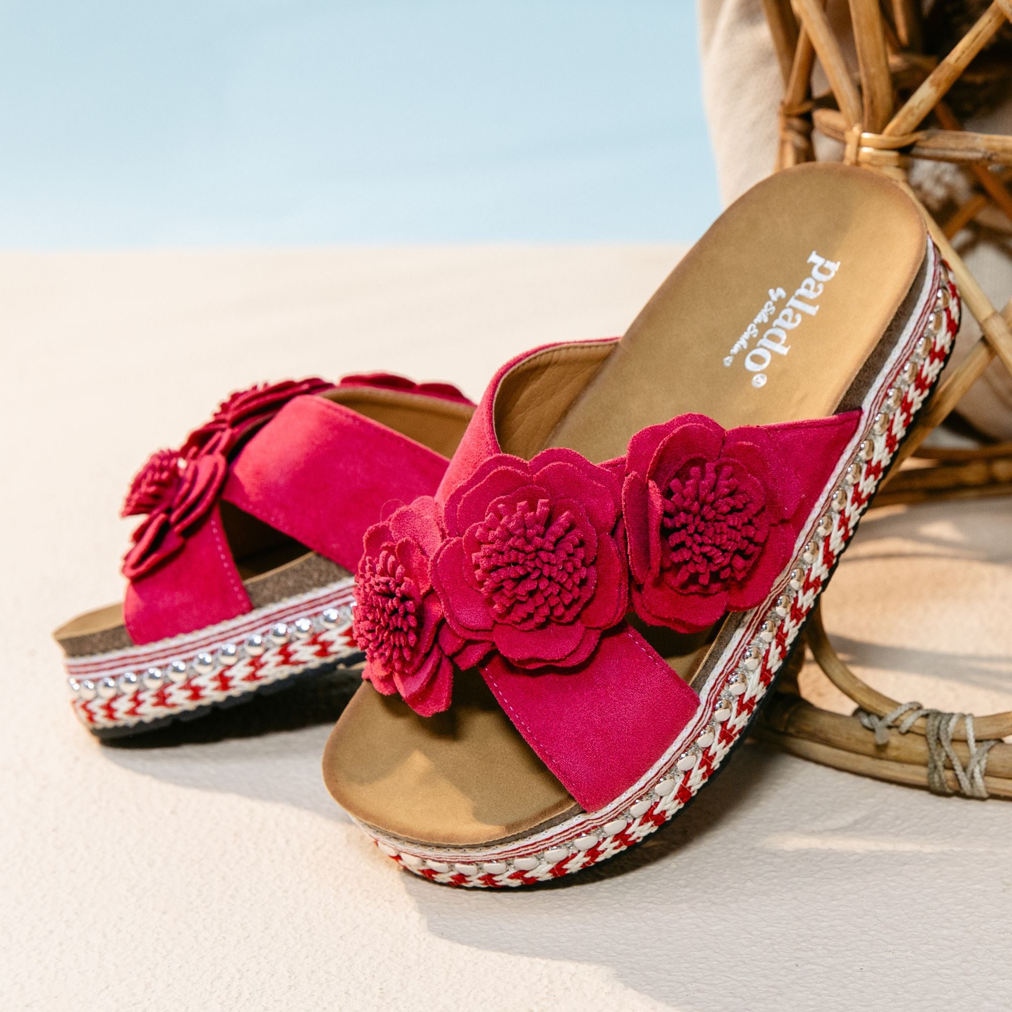 Palado Damen Pantoletten „Xinglin“ – Elegante Sandalen Mit Verstellbaren Riemen & Weicher Sohle